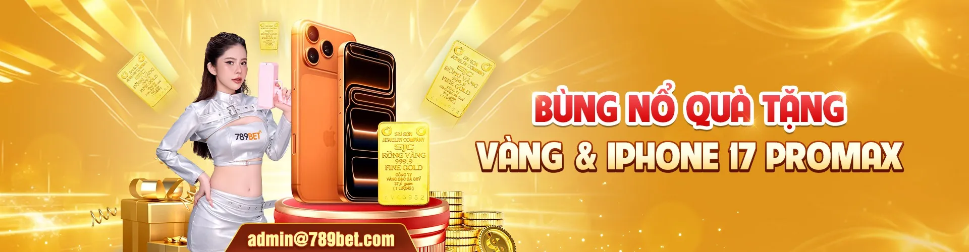 bùng nổ tặng vàng và iphone 17 promax
